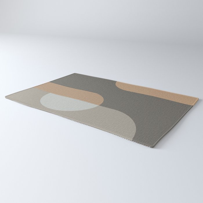 Linen and Stone - Abstract Composition Rug Gallery Image 3