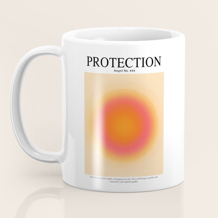 Gradient Angel Numbers: Angel Number 444 - Protection Coffee Mug Gallery Image 3