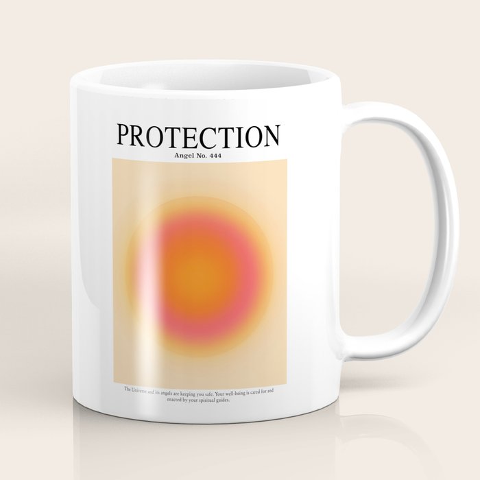 Gradient Angel Numbers: Angel Number 444 - Protection Coffee Mug Gallery Image 1