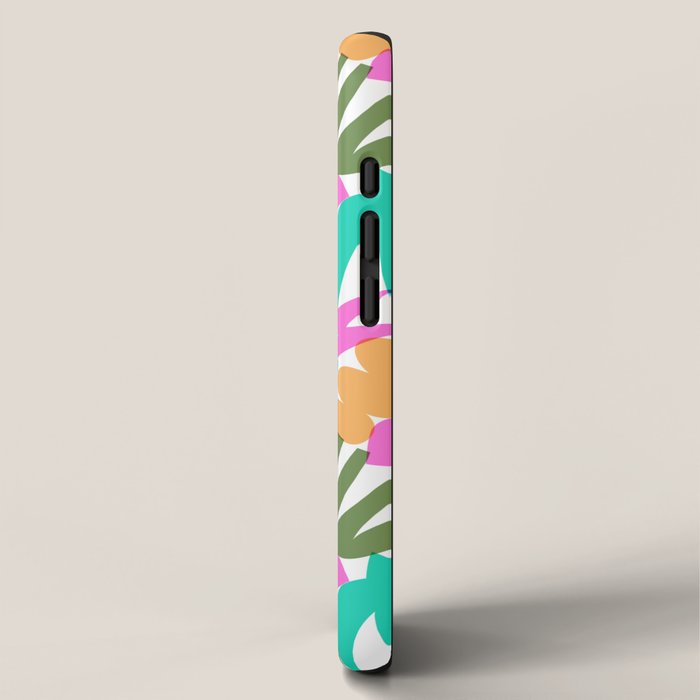 Colorful abstract organic nature shape art pattern iPhone Case Gallery Image 2