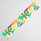 Colorful abstract organic nature shape art pattern Table Runner Gallery Image 3