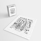 Double Bass Player Bassist Musical Instrument Vintage Patent Jigsaw Puzzle Gallery Image 2