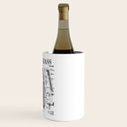 Double Bass Player Bassist Musical Instrument Vintage Patent Wine Chiller Gallery Image 3