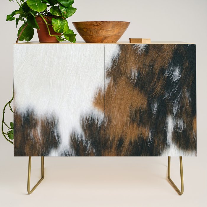 Cowhide Faux Texture  Credenza Gallery Image 1
