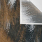 Cowhide Faux Texture  Wall Tapestry Gallery Image 3