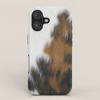 Cowhide Faux Texture  iPhone Case Gallery Image 1