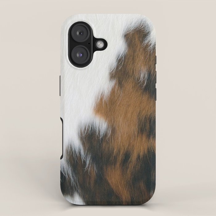 Cowhide Faux Texture  iPhone Case Gallery Image 1