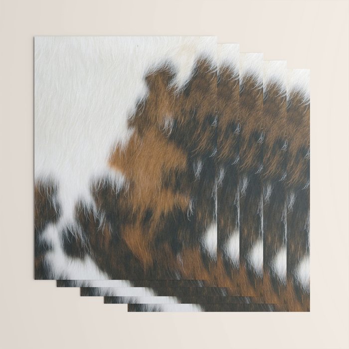 Cowhide Faux Texture  Wrapping Paper Gallery Image 3