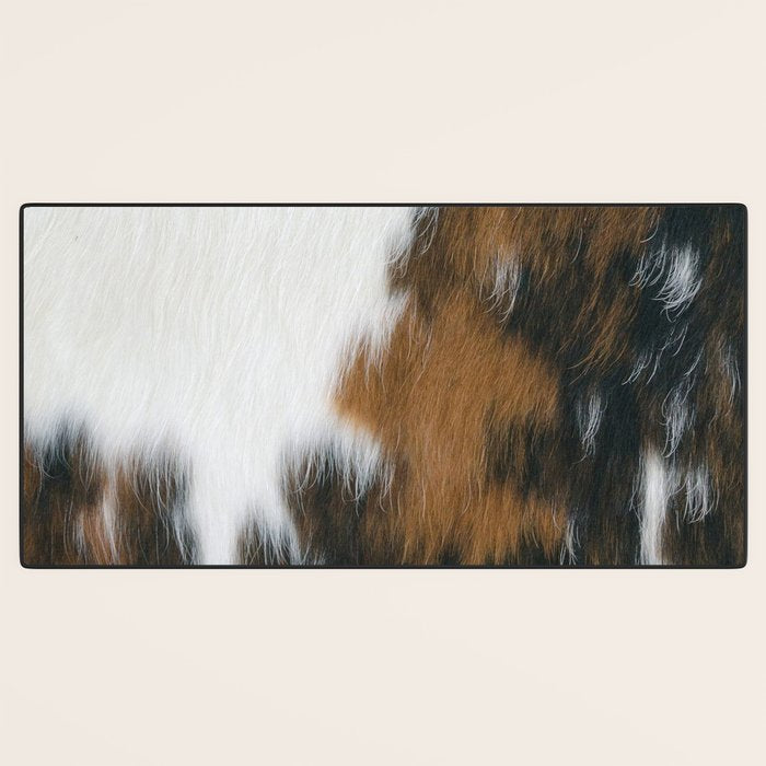 Cowhide Faux Texture  Desk Mat Gallery Image 3