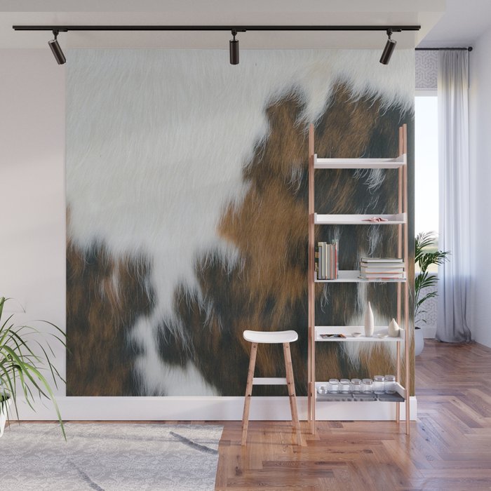 Cowhide Faux Texture  Wall Mural Gallery Image 1