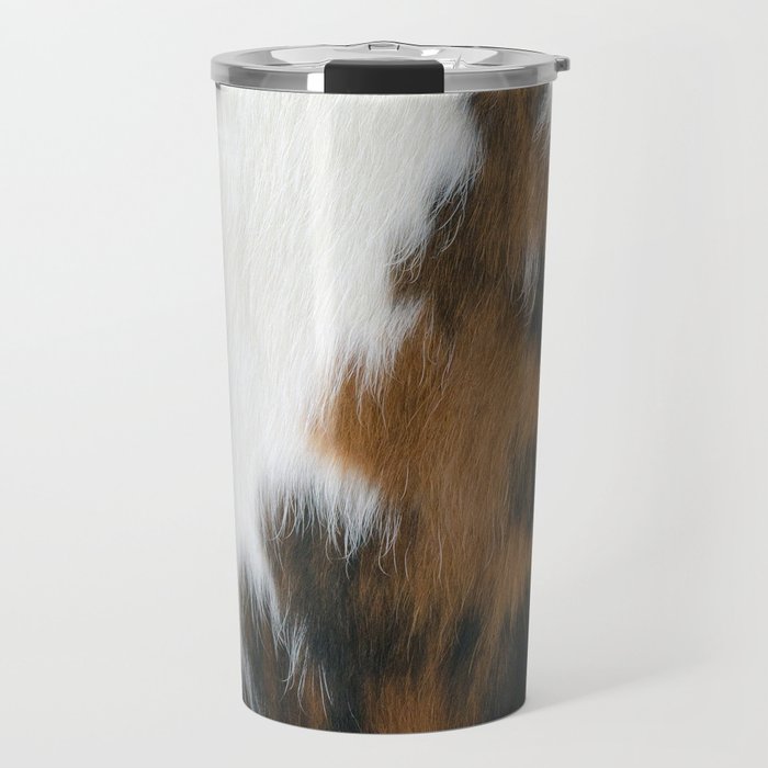 Cowhide Faux Texture  Travel Mug Gallery Image 1