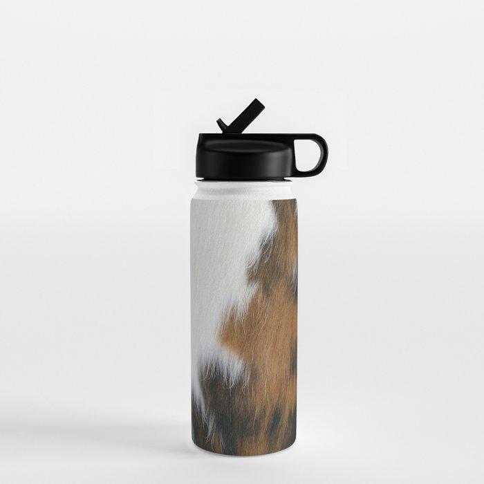 Cowhide Faux Texture  Water Bottle Gallery Image 1