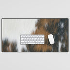Cowhide Faux Texture  Desk Mat Gallery Image 1