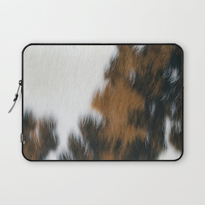 Cowhide Faux Texture  Laptop Sleeve Gallery Image 1