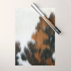 Cowhide Faux Texture  Wrapping Paper Gallery Image 1
