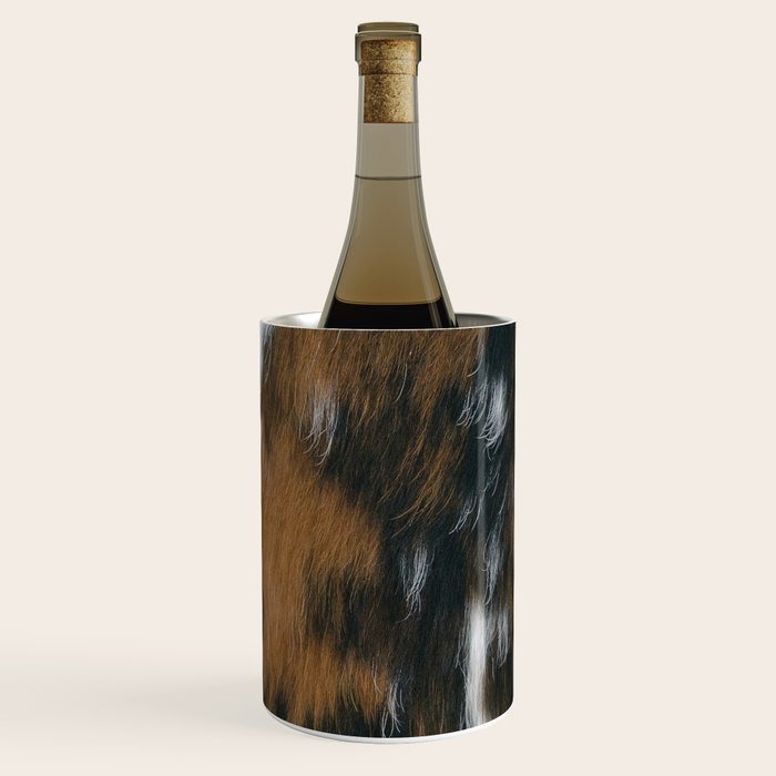 Cowhide Faux Texture  Wine Chiller Gallery Image 3