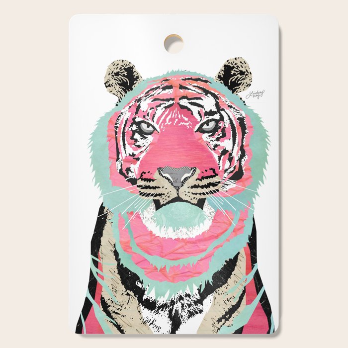 Pink Tiger Cutting Board Gallery Image 1
