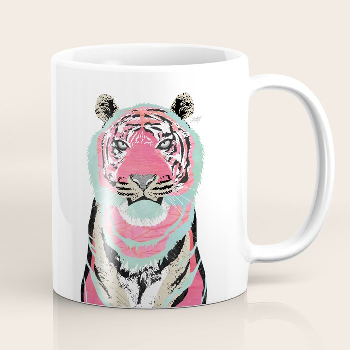 Pink Tiger Coffee Mug Gallery Image 1