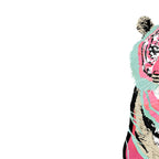 Pink Tiger Coffee Mug Gallery Image 2