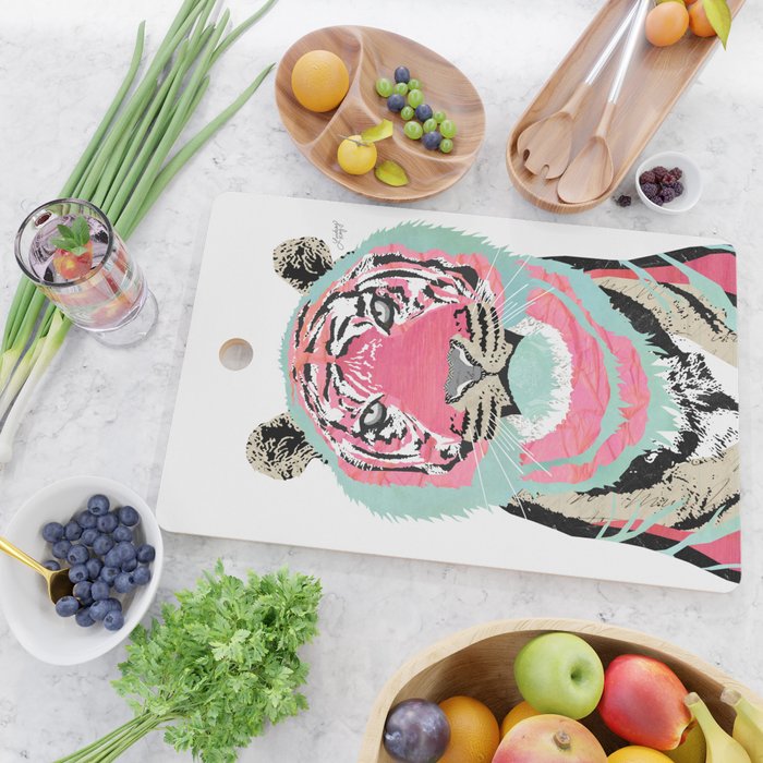 Pink Tiger Cutting Board Gallery Image 2