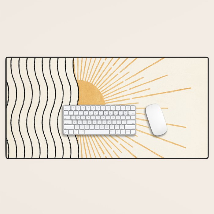 The Sun and The Sea Desk Mat Gallery Image 1