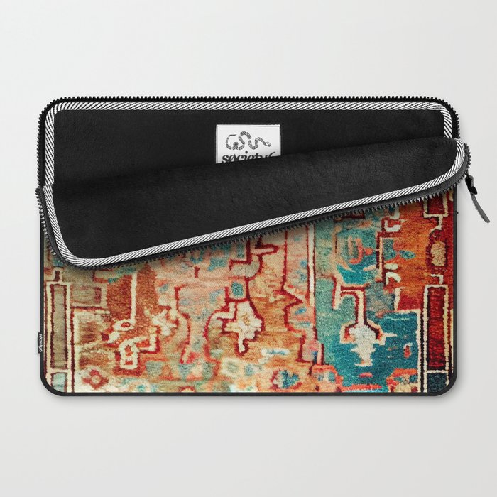 Eclectic Vintage Bohemian Aesthetic Laptop Sleeve Gallery Image 2