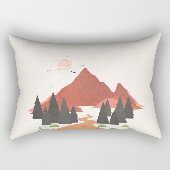 Finding the Path 03 Rectangular Pillow Gallery Image 2
