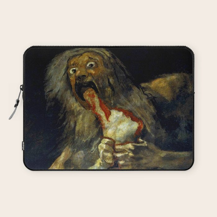 Francisco Goya "Saturn Eating his Son" Laptop Sleeve Gallery Image 1