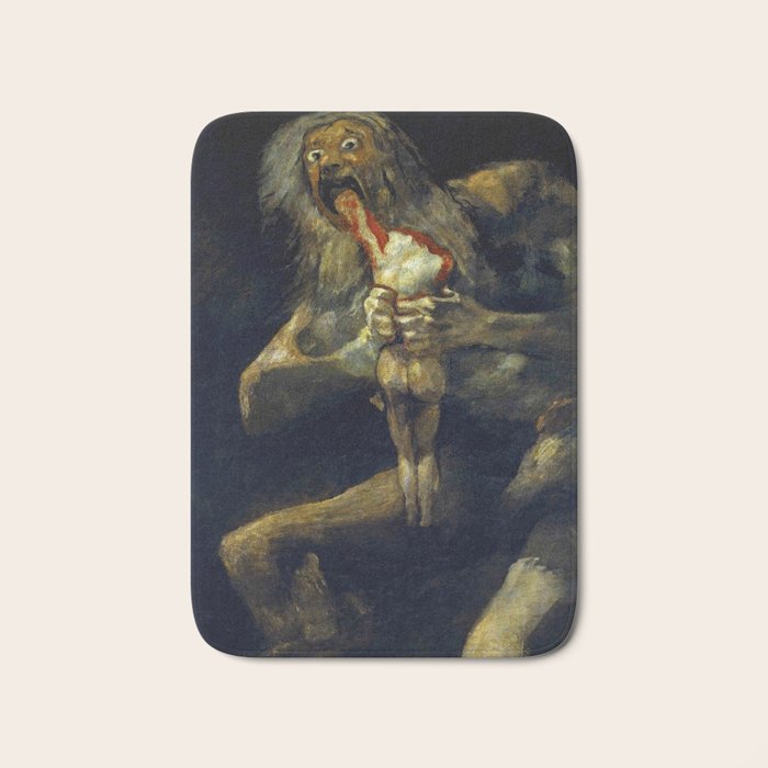 Francisco Goya "Saturn Eating his Son" Bath Mat Gallery Image 1