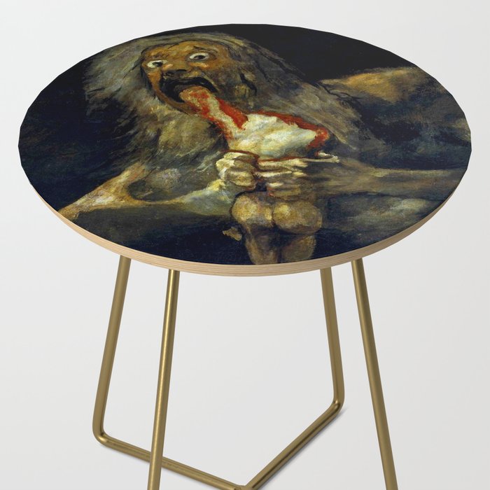 Francisco Goya "Saturn Eating his Son" Side Table Gallery Image 2