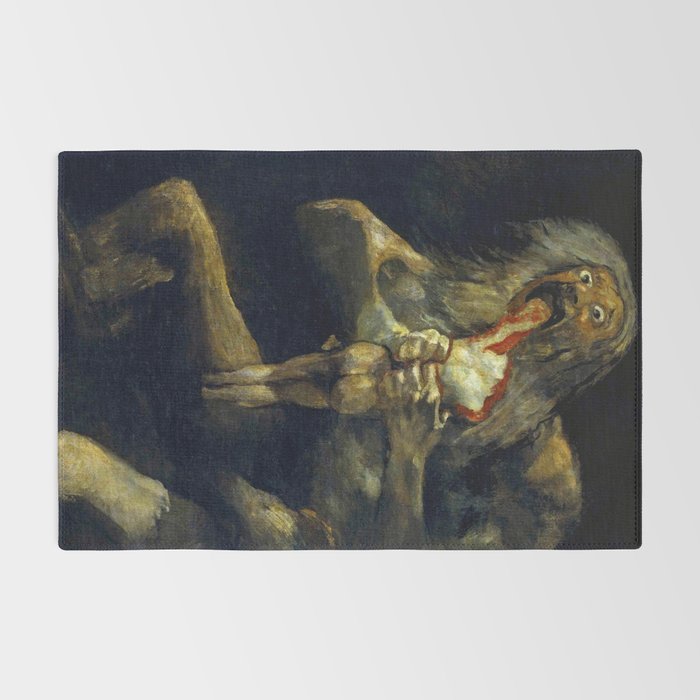 Francisco Goya "Saturn Eating his Son" Rug Gallery Image 2