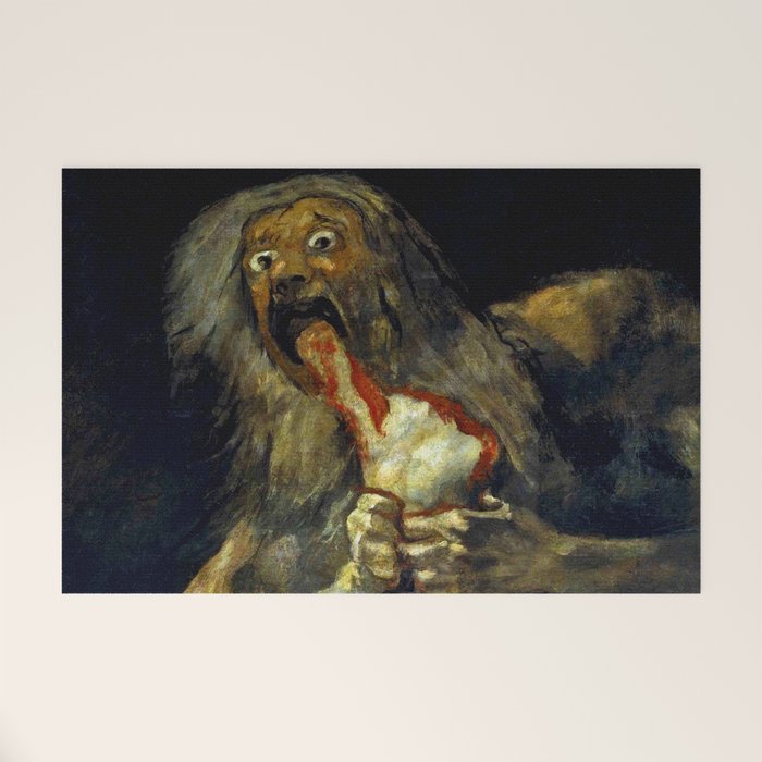 Francisco Goya "Saturn Eating his Son" Welcome Mat Gallery Image 1