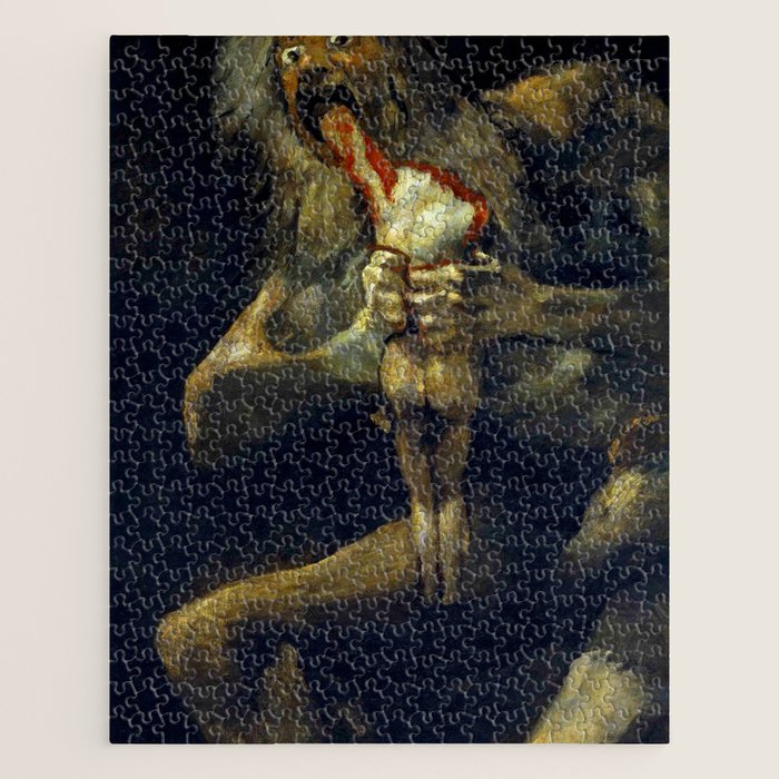 Francisco Goya "Saturn Eating his Son" Jigsaw Puzzle Gallery Image 1