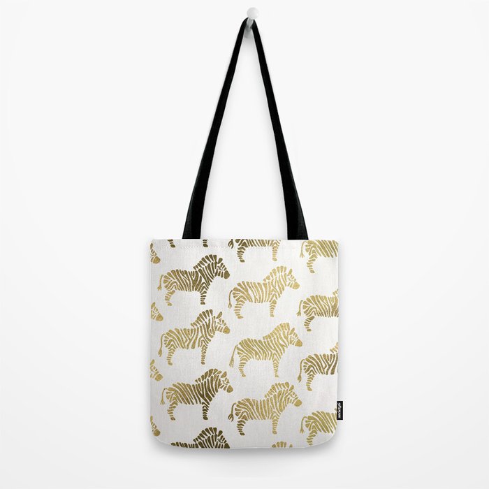 Golden Zebras Tote Bag Gallery Image 2