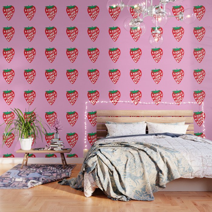 Big Strawberry Fruit with Cut-out Love words Wallpaper Gallery Image 3