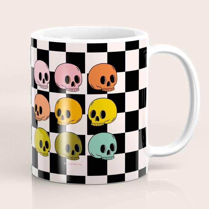 Rainbow Skulls Coffee Mug Gallery Image 1