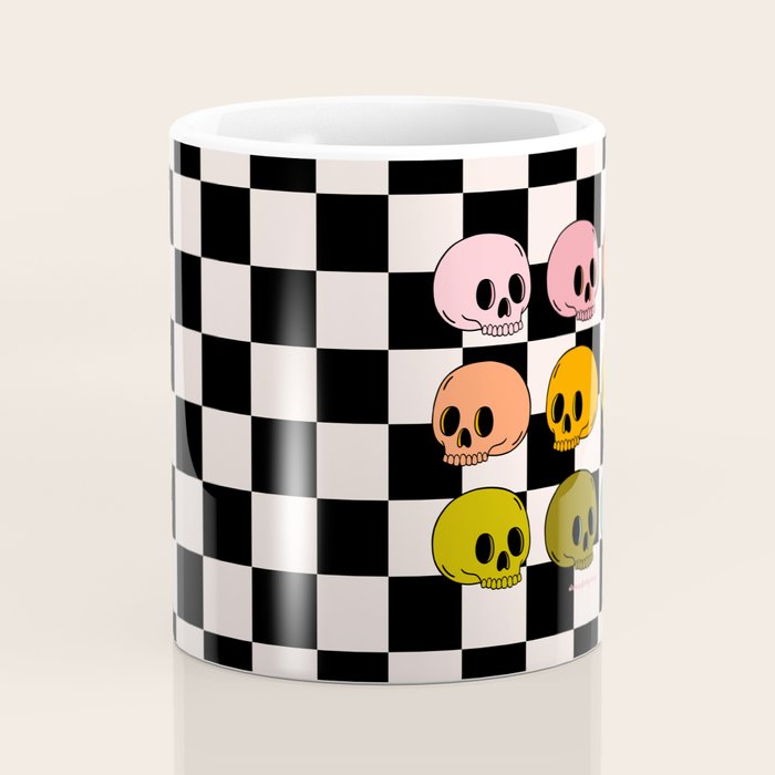 Rainbow Skulls Coffee Mug Gallery Image 4
