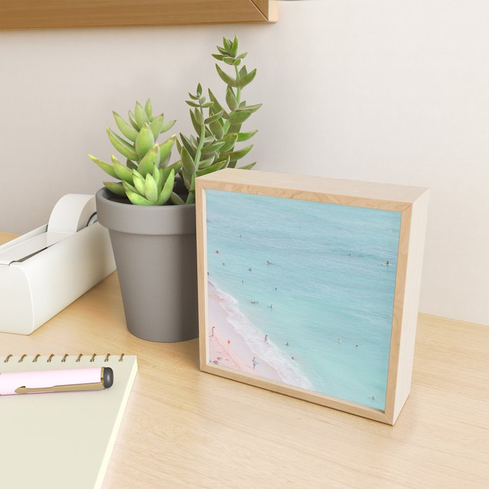 Waikiki Beach Aerial - Ocean Photography Mini Art Print Gallery Image 2