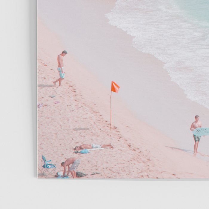 Waikiki Beach Aerial - Ocean Photography Poster Gallery Image 3