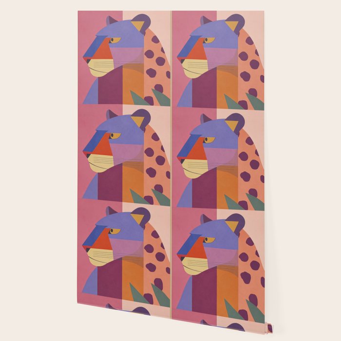 Abstract Leopard Portrait Wallpaper Gallery Image 2