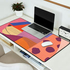 Abstract Leopard Portrait Desk Mat Gallery Image 2