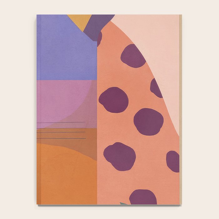 Abstract Leopard Portrait Notebook Gallery Image 4