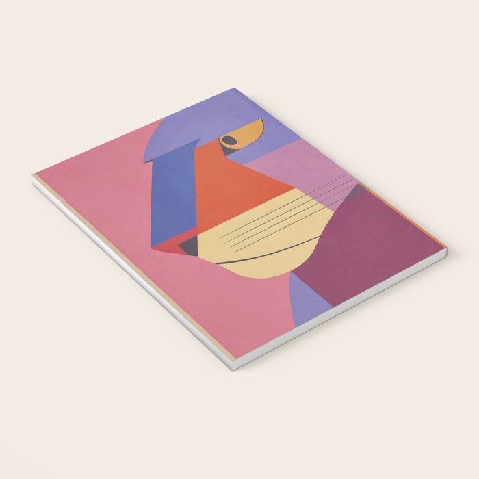 Abstract Leopard Portrait Notebook Gallery Image 3
