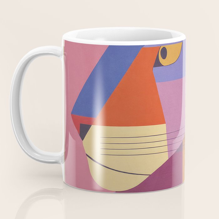 Abstract Leopard Portrait Coffee Mug Gallery Image 3