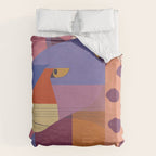 Abstract Leopard Portrait Duvet Cover Gallery Image 6