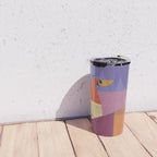 Abstract Leopard Portrait Travel Mug Gallery Image 4