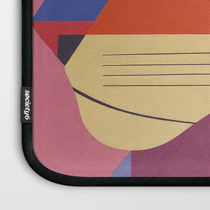 Abstract Leopard Portrait Laptop Sleeve Gallery Image 3
