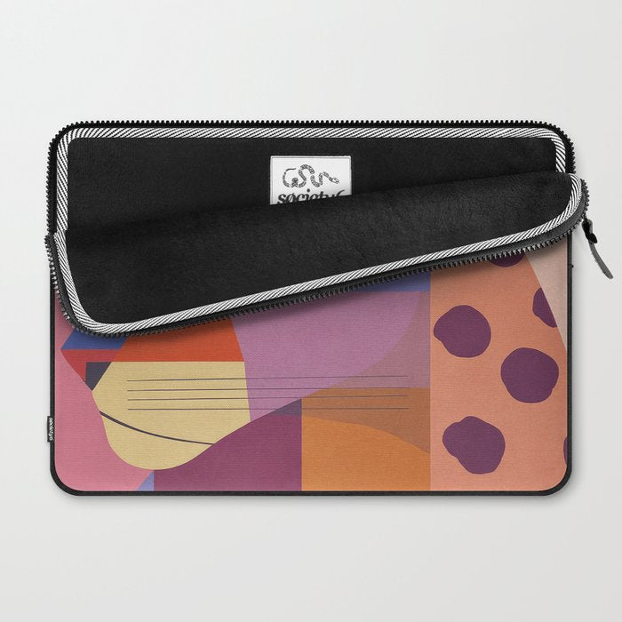 Abstract Leopard Portrait Laptop Sleeve Gallery Image 2