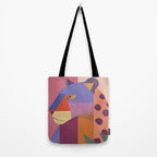 Abstract Leopard Portrait Tote Bag Gallery Image 2