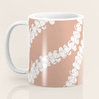 Puakenikeni single lei art on Coral Dust Coffee Mug Gallery Image 3